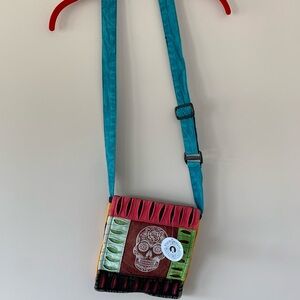 Colorful Skull Crossbody Bag